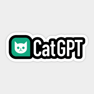 Cat GPT - 2 Sticker